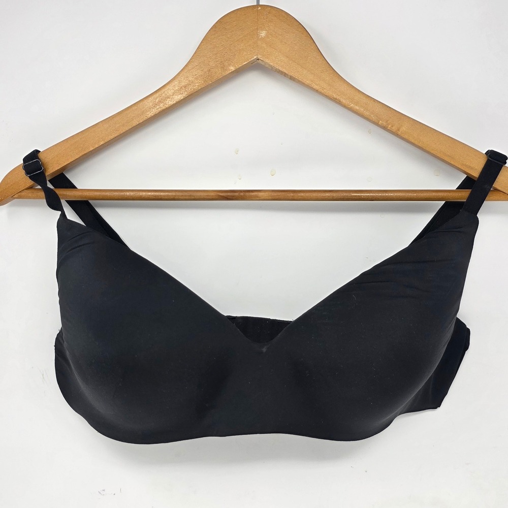 Victoria Secret Black T-Shirt Lightly Lined Wireless Bra 38D